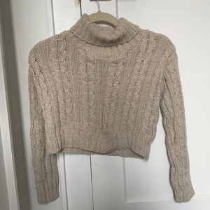 Crop Turtleneck sweater